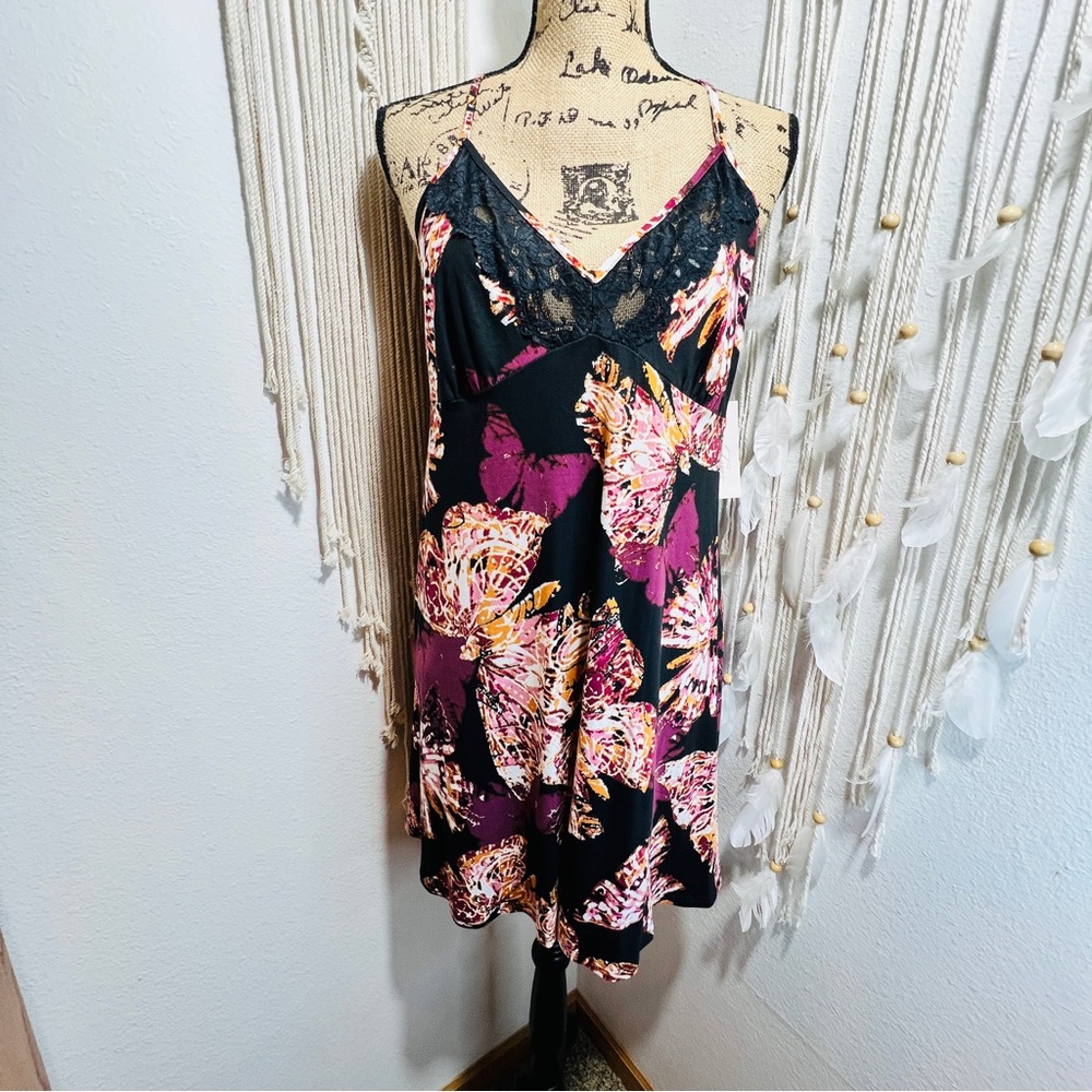 Linea Donatella Butterfly Print Nightgown